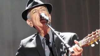 Leonard Cohen  The Partisan live at Wembley Arena London 2012 [upl. by Apfelstadt]