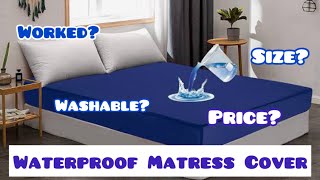 Waterproof mattress coverMattress cover for bedmissmunazzaofficial [upl. by Lee464]