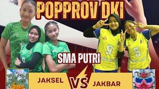 JAKSEL VS JAKBAR  SMA PUTRI [upl. by Saile]