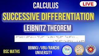 Leibnitz Theorem Calculus Bsc Maths  BBMKU VBU RANCHI Kolhan Central University [upl. by Ernesto810]