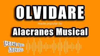 Alacranes Musical  Olvidare Versión Karaoke [upl. by Armalla]