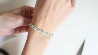 TUTO Le bracelet fleuri en perles Miyuki [upl. by Kentigera]