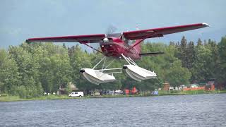 Alaska Seaplanes Taking off Landing amp Flying [upl. by Joselyn]