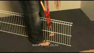 How to cut wire shelving [upl. by Ahsieni]