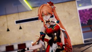 MMD Honkai Star Rail HYUNA현아  빨개요 RED [upl. by Devan562]