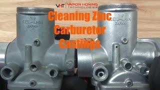 Zinc Carburetor Casting Cleaning amp Finishing Vapor Honing Technologies [upl. by Cleodal]