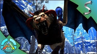 PRIMEVAL MANTICORE TAMING PRIMEVAL ENERGY HUNTING  Modded ARK PUGNACIA E14 [upl. by Hsiwhem]