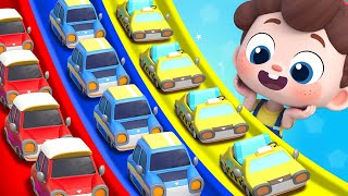 Cars Challenge Song  Lets Fix the Toy Cars  Nursery Rhymes amp Kids Songs  BabyBus [upl. by Aynosal]