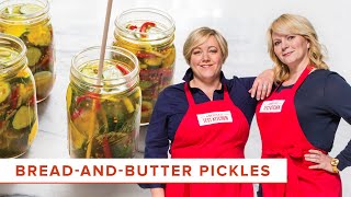 DIY BreadandButter Pickles Recipe [upl. by Lula]