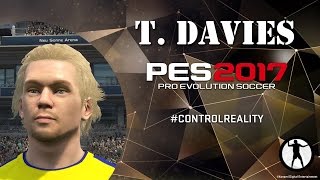 PES 2017 Face Build Tom Davies Everton FC [upl. by Anibas852]