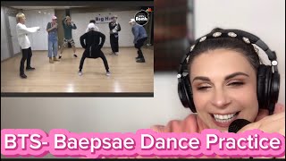 BTS Baepsae Dance Practice Reaction They are crazy [upl. by Landsman]