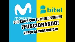 Problema de portabilidad  Movistar a Bitel  Perú [upl. by Yluj]