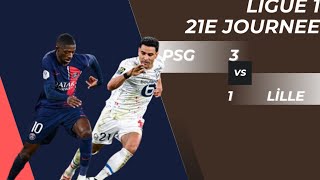 PSG vs Lille 31 ALL GOALS amp HIGHLIGHTS 🔥 Cher Ndour show 🔥 HD 2024 [upl. by Burger]