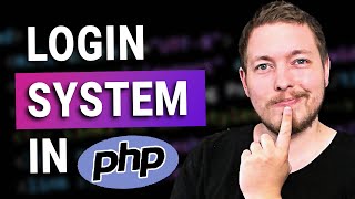 29  Lets Create A Login System in PHP  2023  Learn PHP Full Course for Beginners [upl. by Aicinet641]