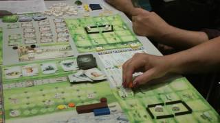 Das tiefe Land Feuerland Prototyp Interview  Herner Spielewahnsinn 2017  Essen 2017 [upl. by Tterb]