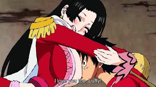 Luffy finally confesses his love for Boa Hancock  One Piece [upl. by Acacia]