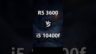 Ryzen 5 3600 vs i5 10400f Test in Games [upl. by Dru]