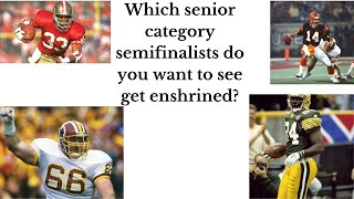 Pro Football Hall of Fame senior category semifinalists announced for Class of 2024 [upl. by Hannie]