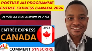 Comment créer un profil Entrée Express 2024 Canada  Comment sinscrire au bassin des candidats [upl. by Chapel785]