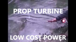 Direct comparison propeller hydrokinetic turbine VS first ever 3D toroidal turbine on inclined shaft [upl. by Anilorac347]