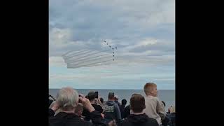 Whitby Regatta Watch Red Arrows fly over crowds at Yorkshire seaside [upl. by Arret]