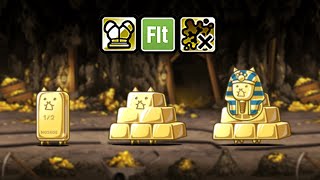 The Battle Cats  Enter Gold Brick Cat  King Ingot Cat  King Nekokhamen [upl. by Zeiger]