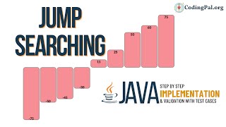 Jump Searching Java☕️ Implementation  Searching Algorithms  DSA  CodingPalorg [upl. by Lambart166]