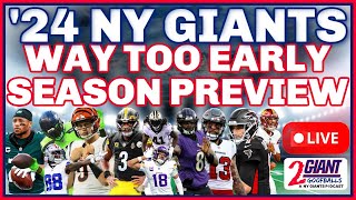 NY Giants Way Too Early Preview of the 2024 Season  Back to the Playoffs [upl. by Amaty747]