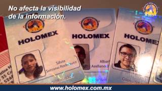 Holograma para credenciales o mica holográfica [upl. by Eiliah21]