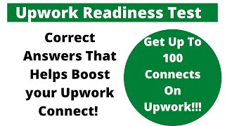 Correct Answers For Upwork Readiness Test That Will Help Boost Your Profile [upl. by Zehcnas852]