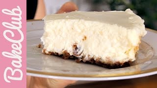 Ricotta Mascarpone Cheesecake  BakeClub [upl. by Ramedlaw]