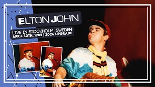 Elton John  Live in Stockholm April 30th 1982  2024 UPGRADE [upl. by Asirehc]