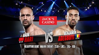 GLORY 76 Badr Hari v Benjamin Adegbuyi [upl. by Nylanna]