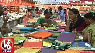 Ashadam Sales  Shopping Malls Attract Customers With Special Offers  Hyderabad  V6 News [upl. by Ier593]