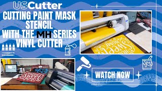 Cutting Paint Mask Stencil With The MH Series Vinyl Cutter [upl. by O'Dell]