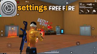 My settings ⚙️ HUD  DPI 🖤 Free Fire PC HeadShot 100🔥OVERCONFIDENCE😈 [upl. by Reynolds]