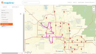 Mapline Route Planner for Creating Optimized Routes [upl. by Arinaid]