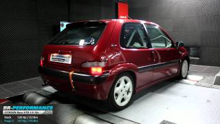 Citroen Saxo VTS 16 16v 120hp  147hp par BRPerformance [upl. by Sixele]