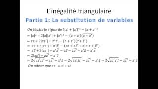 Nombres complexes partie 6 Linégalité triangulaire [upl. by Egiedan514]