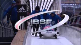 Bobsled from Liechtenstein crashed in Sochi [upl. by Wardieu847]