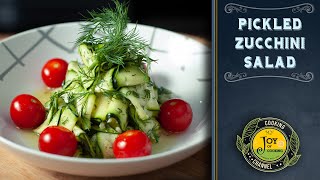 Garlic zucchini salad [upl. by Acisse]