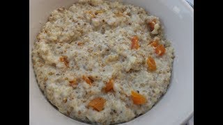 Porridge au mil et abricot  Consommer local [upl. by Leeland234]