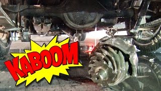 Differential EXPLODES at Drag Strip [upl. by Charleen]