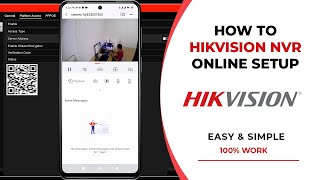 Hikvision NVR Online Setup [upl. by Niltac]