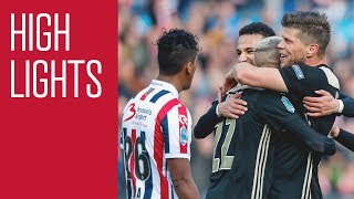 Highlights bekerfinale Willem II  Ajax [upl. by Aikkan]