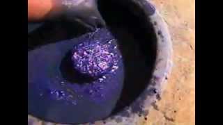 Natural Indigo Dye Fermentation Process [upl. by Hanus131]