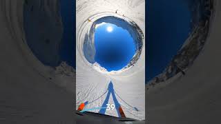 Skiing Insta360 X3 Monterosa Ski Pistone Betta Slope B1 240119 [upl. by Akyeluz]