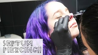 SEPTUM PIERCING [upl. by Nataline]