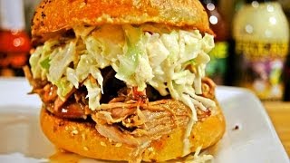 BBQ Pulled Pork Sandwich Recipe [upl. by Amling]