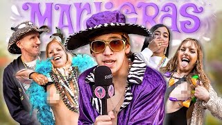 Offensive Interviews at Mardi Gras [upl. by Akinar]